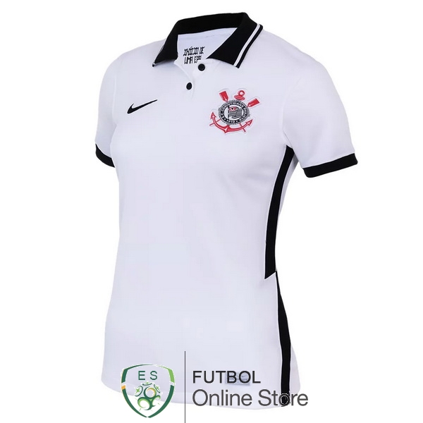 Camiseta Corinthians Paulista Mujer 20/2021 Primera