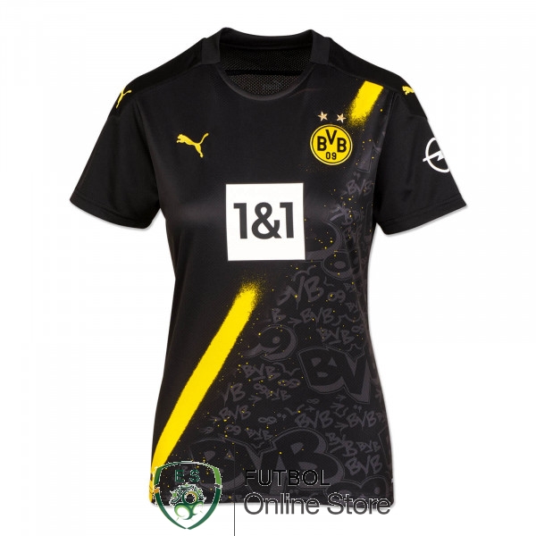 Camiseta Borussia Dortmund Mujer 20/2021 Segunda