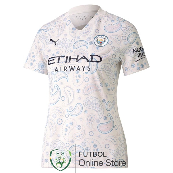 Camiseta Manchester city Mujer 20/2021 Tercera