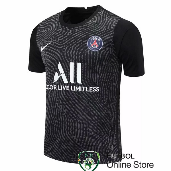 Camiseta Paris Saint Germain 20/2021 Portero Negro