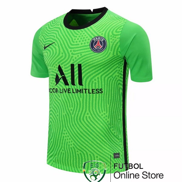 Camiseta Paris Saint Germain 20/2021 Portero Verde