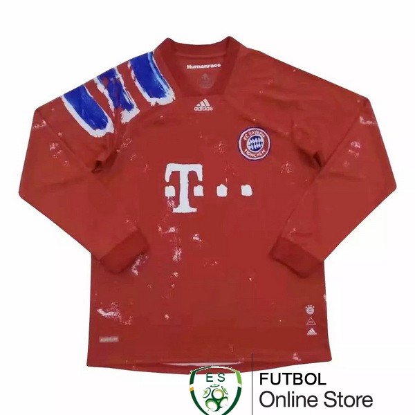 Camiseta Bayern Munich 20/2021 Manga Larga Rojo