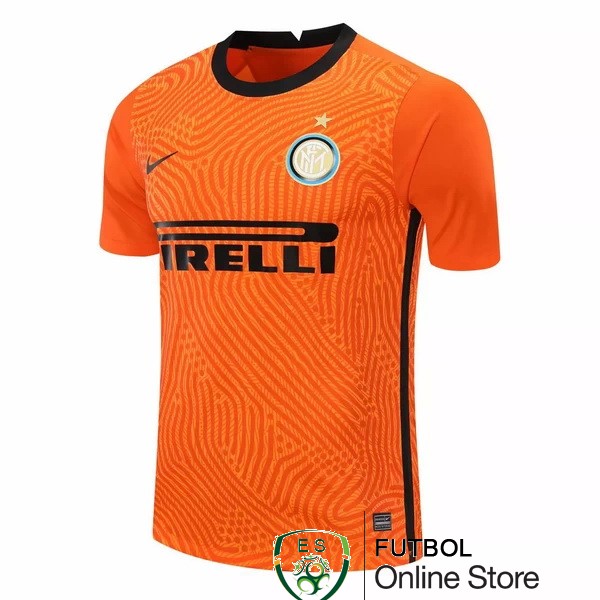 Camiseta Inter Milan 20/2021 Portero Naranja
