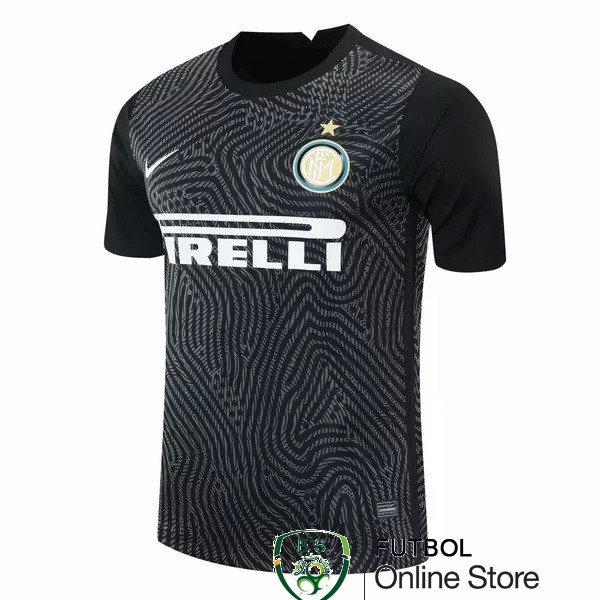 Camiseta Inter Milan 20/2021 Portero Negro