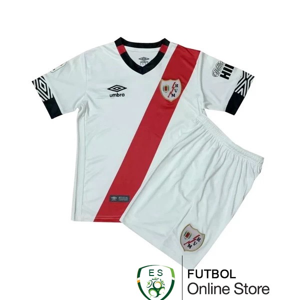 Camiseta Rayo Vallecano de Madrid Ninos 20/2021 Primera