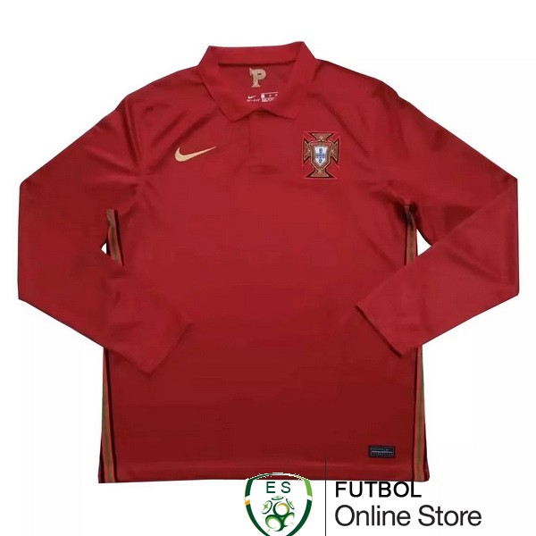 Camiseta Portugal 2020 Manga Larga Primera