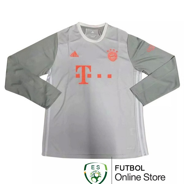 Camiseta Bayern Munich 20/2021 Manga Larga Segunda