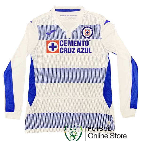 Camiseta Cruz Azul 20/2021 Manga Larga Segunda