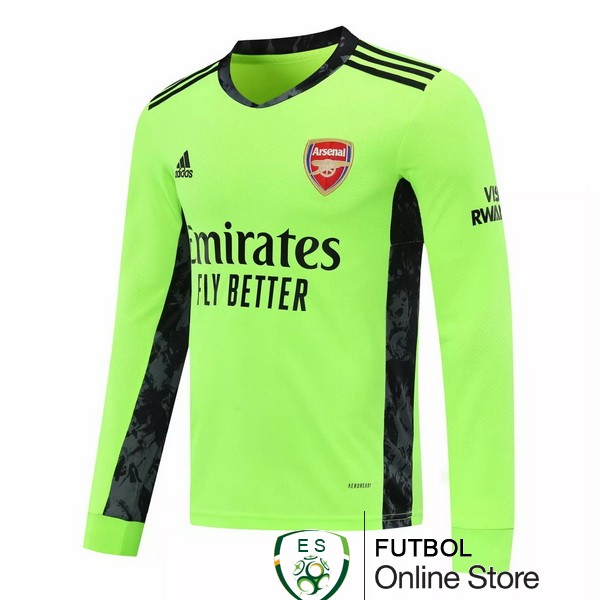 Camiseta Arsenal 20/2021 Manga Larga Portero Segunda