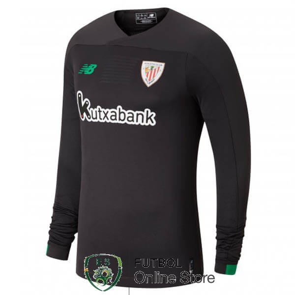 Camiseta Athletic Bilbao 19/2020 Manga Larga Portero Gris Negro