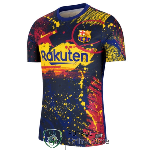 Camiseta Barcelona 2020 Pre Match Rojo Azul