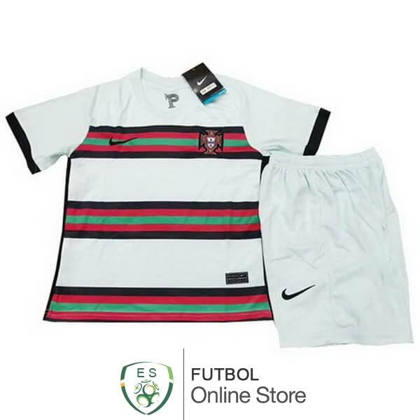 Camiseta Portugal Ninos 2020 Segunda