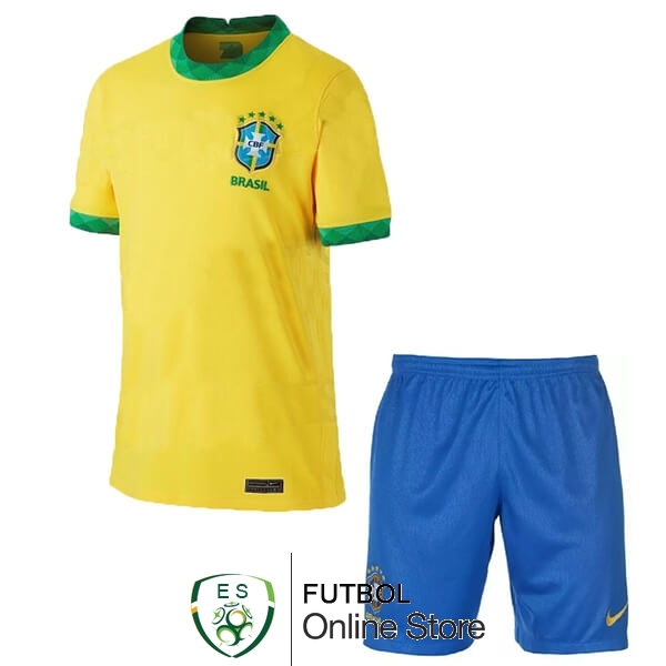 Camiseta Brasil Ninos 2020 Primera