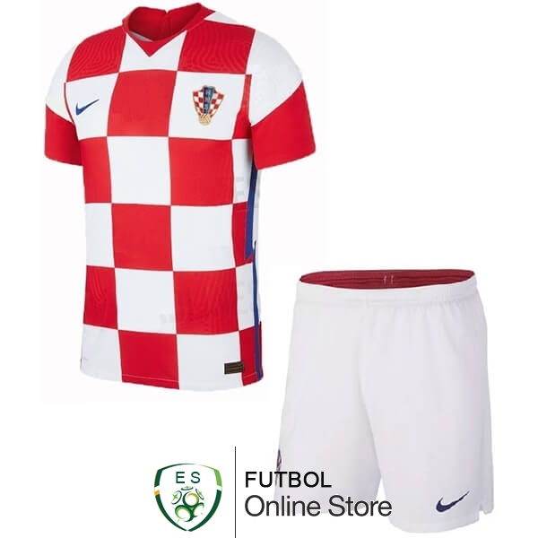 Camiseta Croacia Ninos 2020 Primera