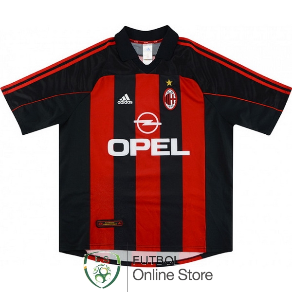 Retro Camiseta AC Milan 2000-2002 Primera