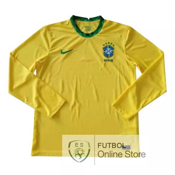 Camiseta Brasil 2021 Manga Larga Primera