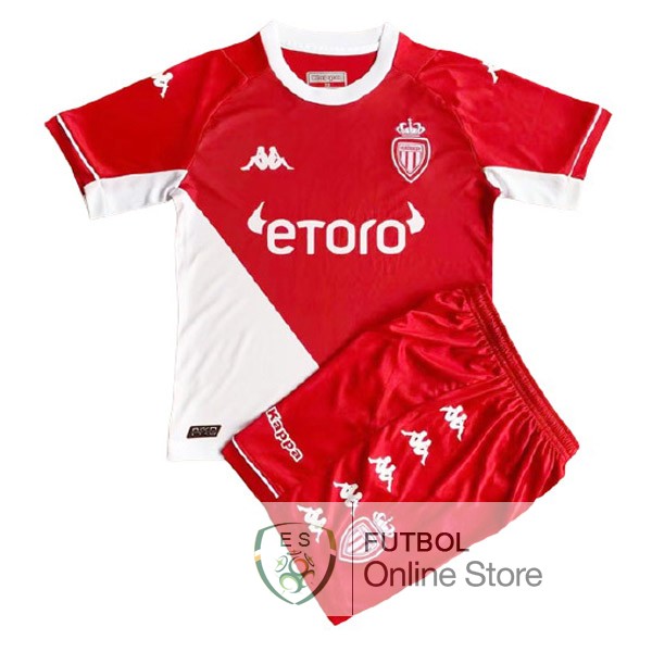 Camiseta AS Monaco Ninos 21/2022 Primera