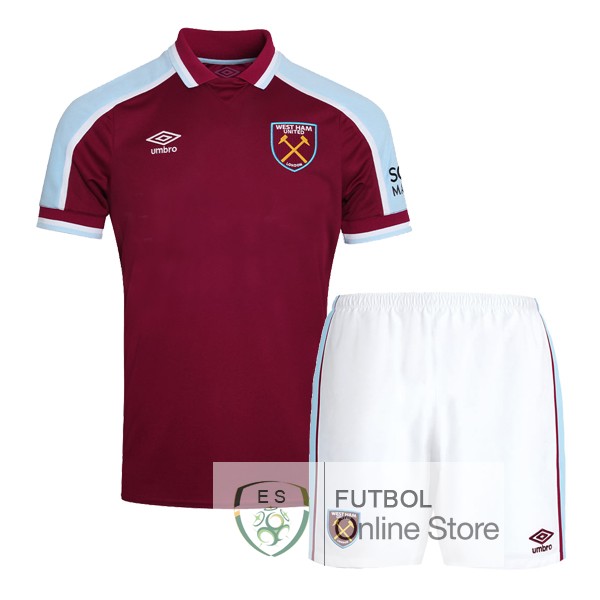 Camiseta West Ham United Ninos 21/2022 Primera