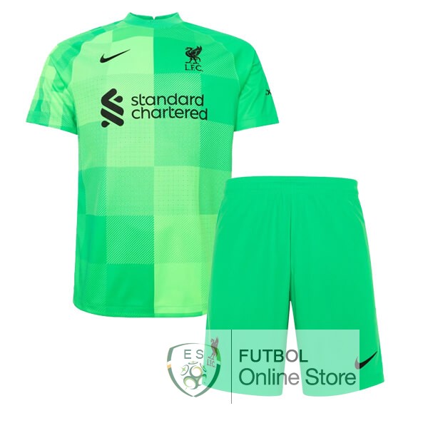 Camiseta Portero Liverpool Ninos 21/2022 Primera