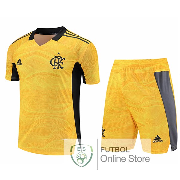 Camiseta Portero Flamengo Ninos 21/2022 Amarillo