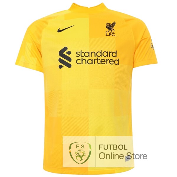 Camiseta Liverpool 21/2022 Portero Segunda