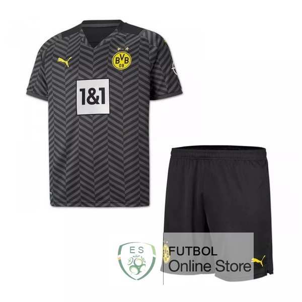 Camiseta Borussia Dortmund Ninos 21/2022 Segunda
