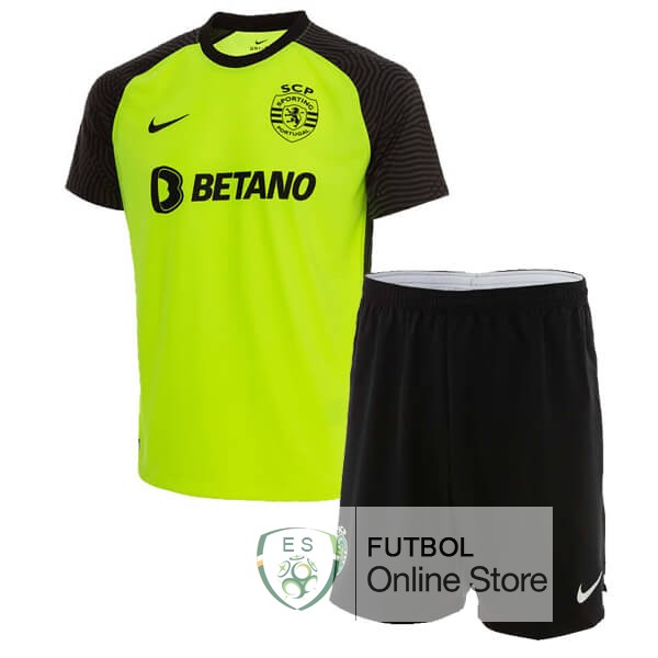 Camiseta Sporting de Lisboa Ninos 21/2022 Segunda