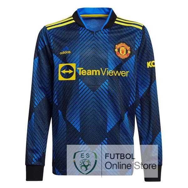 Camiseta Manchester United 21/2022 Manga Larga Tercera