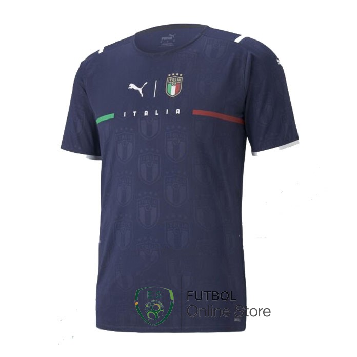 Camiseta Italia 2021 Portero Azul