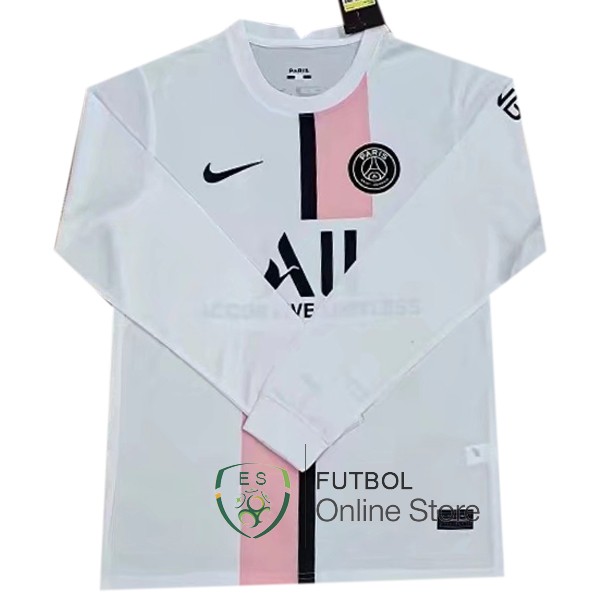 Camiseta Paris Saint Germain 21/2022 Manga Larga Segunda