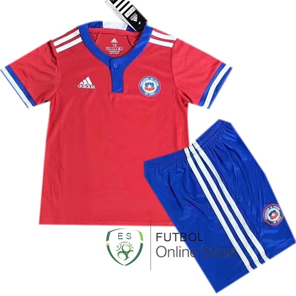 Camiseta Chile Ninos 2021 Primera