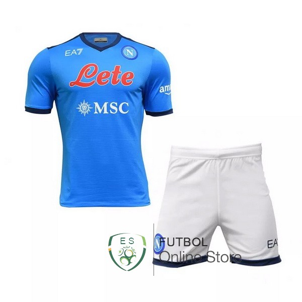 Camiseta Napoli Ninos 21/2022 Primera