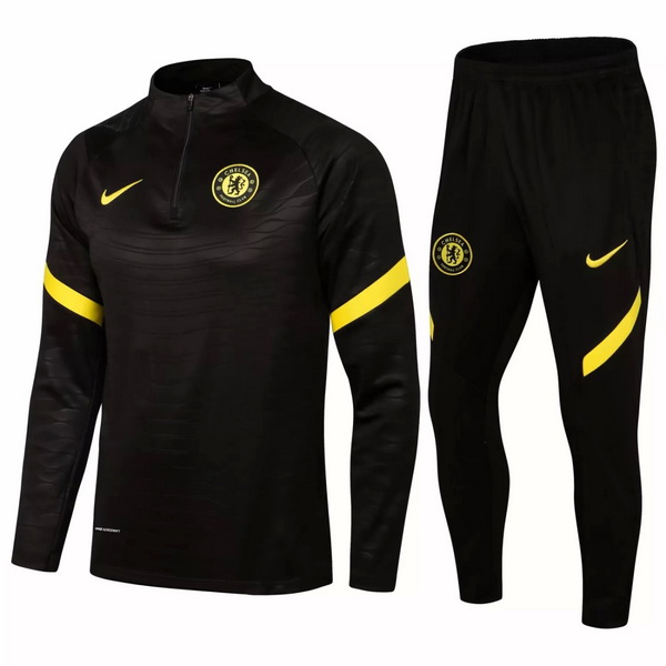 Camiseta Chelsea Chandal Ninos 21/2022 Negro Amarillo