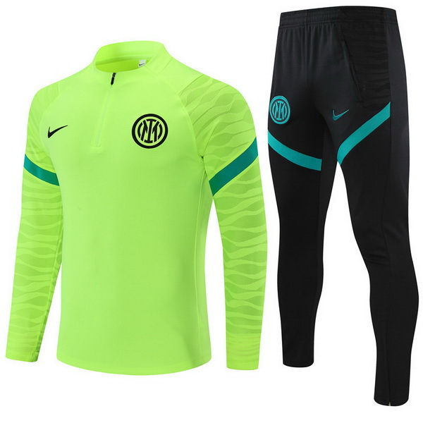 Camiseta Inter Milan Chandal Ninos 21/2022 Verde Fluorescente Negro