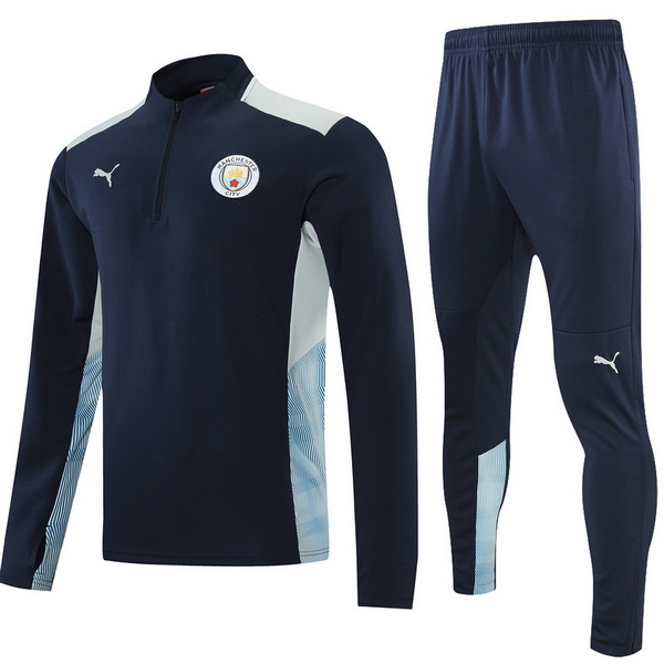 Camiseta Manchester City Chandal Ninos 21/2022 Azul Marino Gris