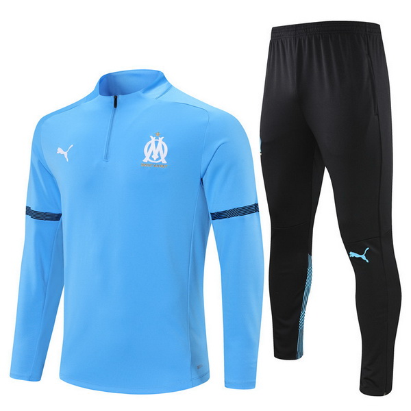 Camiseta Marseille Chandal Ninos 21/2022 Azul Negro