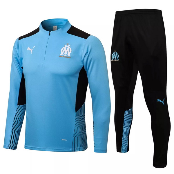 Camiseta Marseille Chandal Ninos 21/2022 Azul