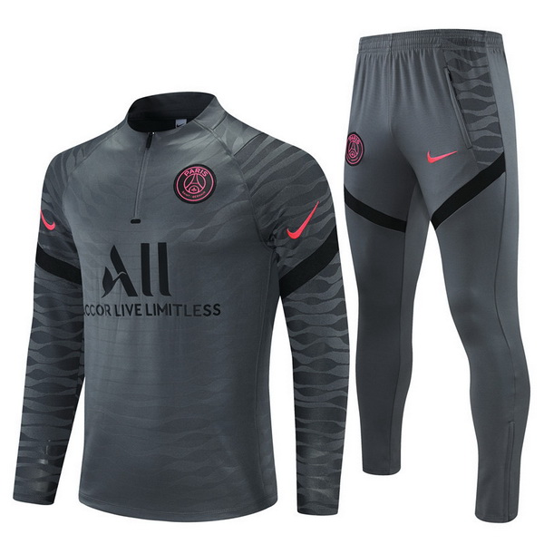 Camiseta Paris SG Chandal Ninos 21/2022 Gris Marino