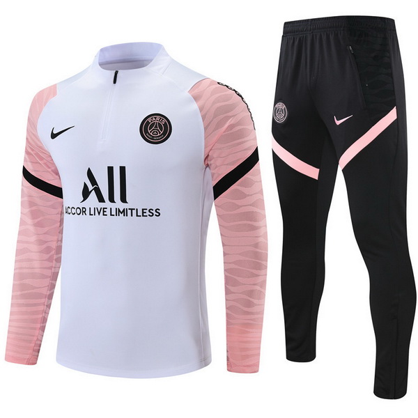 Camiseta Paris SG Chandal Ninos 21/2022 I Blanco Rosa Negro