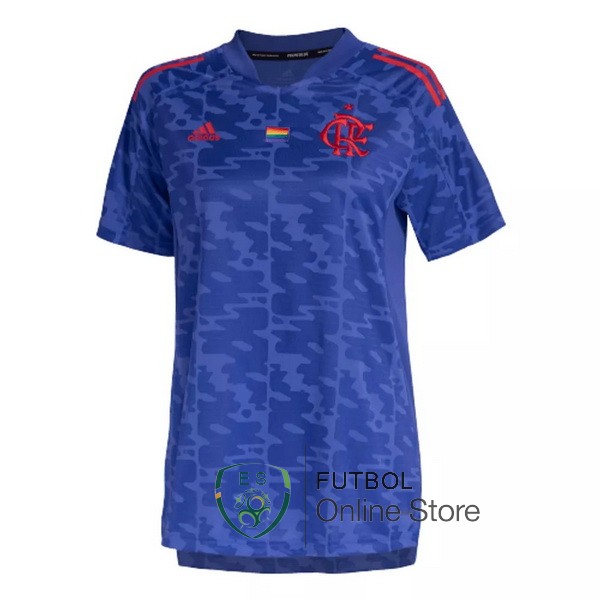 Camiseta Flamengo Mujer 21/2022 Entrenamiento Purpura  Camiseta Flamengo Mujer 21/2022 Entrenamiento Purpura