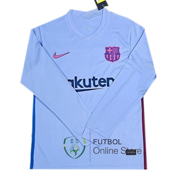 Camiseta Barcelona 21/2022 Manga Larga Segunda