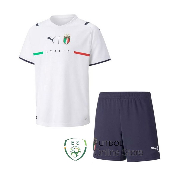 Camiseta Italia Ninos 2021 Segunda