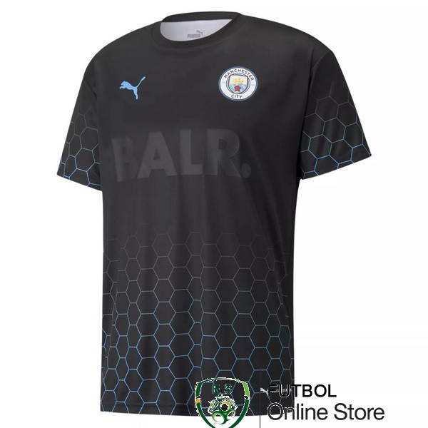Camiseta Manchester city 20/2021 Negro