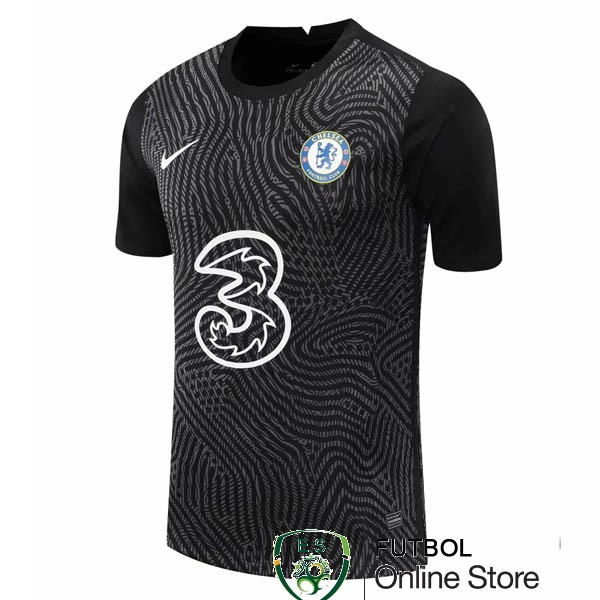 Camiseta Chelsea 20/2021 Portero Negro