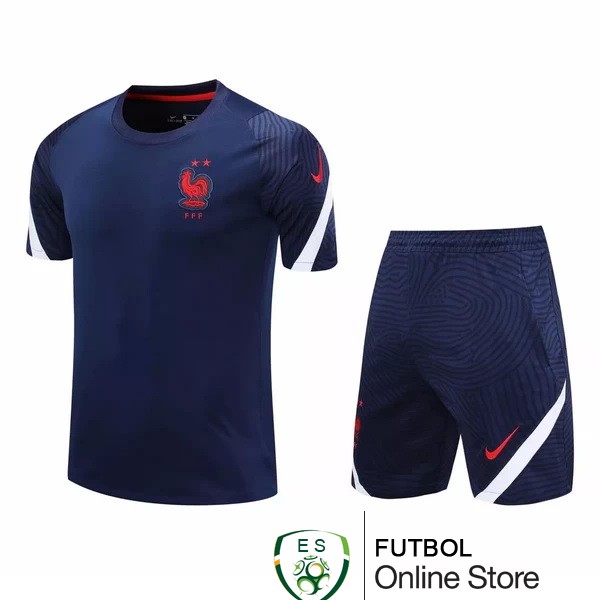 Entrenamiento Francia Conjunto Completo Azul Marino 2020