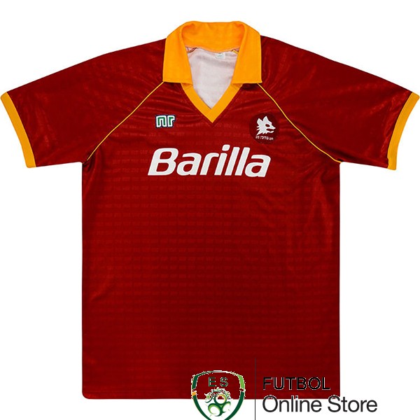 Retro Camiseta As Roma 1990-1991 Primera