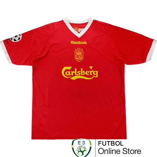 Retro Camiseta Liverpool 2001-2003 Primera