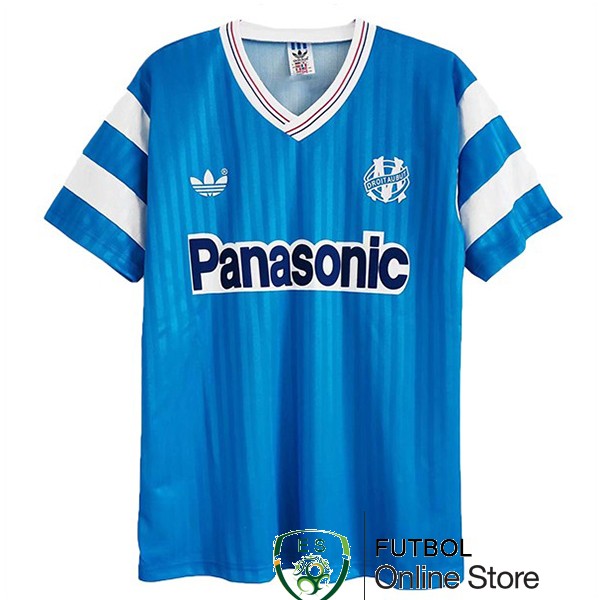 Retro Camiseta Marseille 1990 Segunda