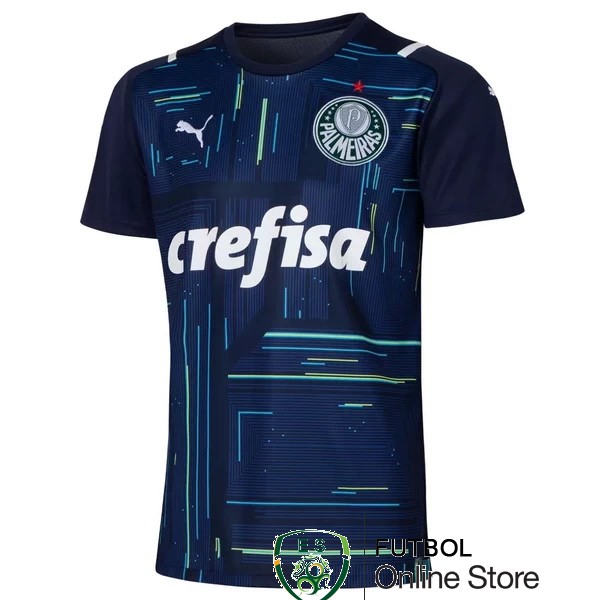 Camiseta Palmeiras 21/2022 Portero Azul