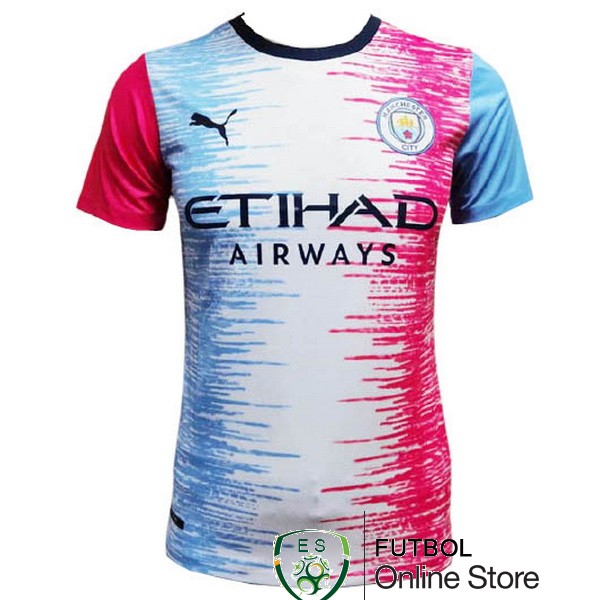 Camiseta Manchester city 21/2022 Especial Azul Blanco